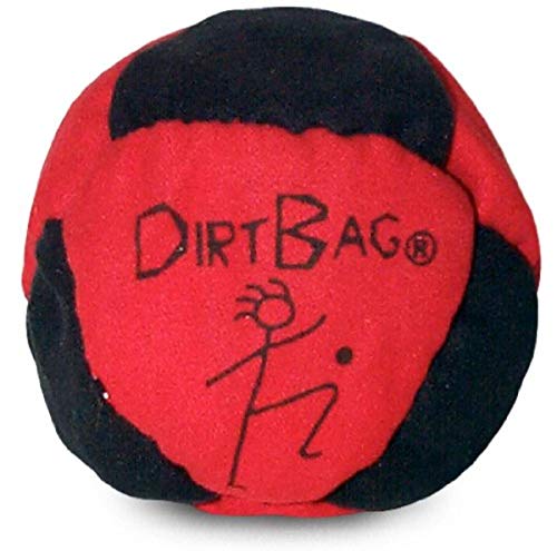 World Footbag Dirtbag Footbag, Red/Black